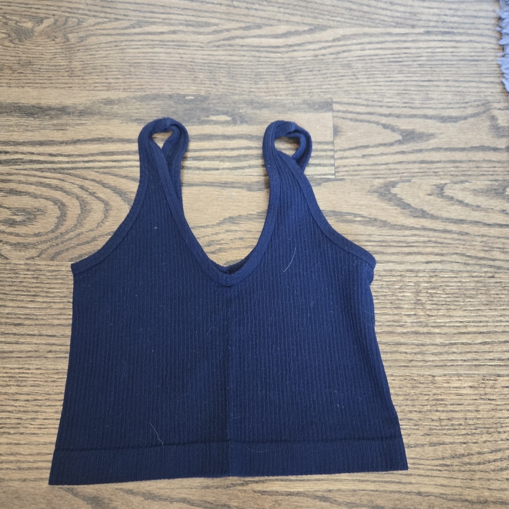 Navy Blue Urban Outfitters Seamless Women's Tank Top